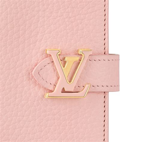 LV Vertical Compact Wallet Capucines 